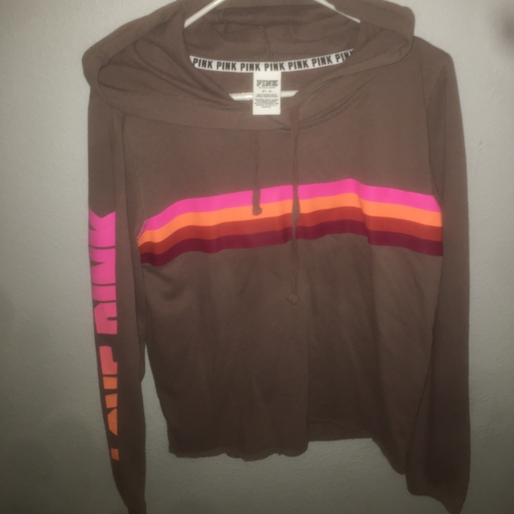 Brown PINK hoodie